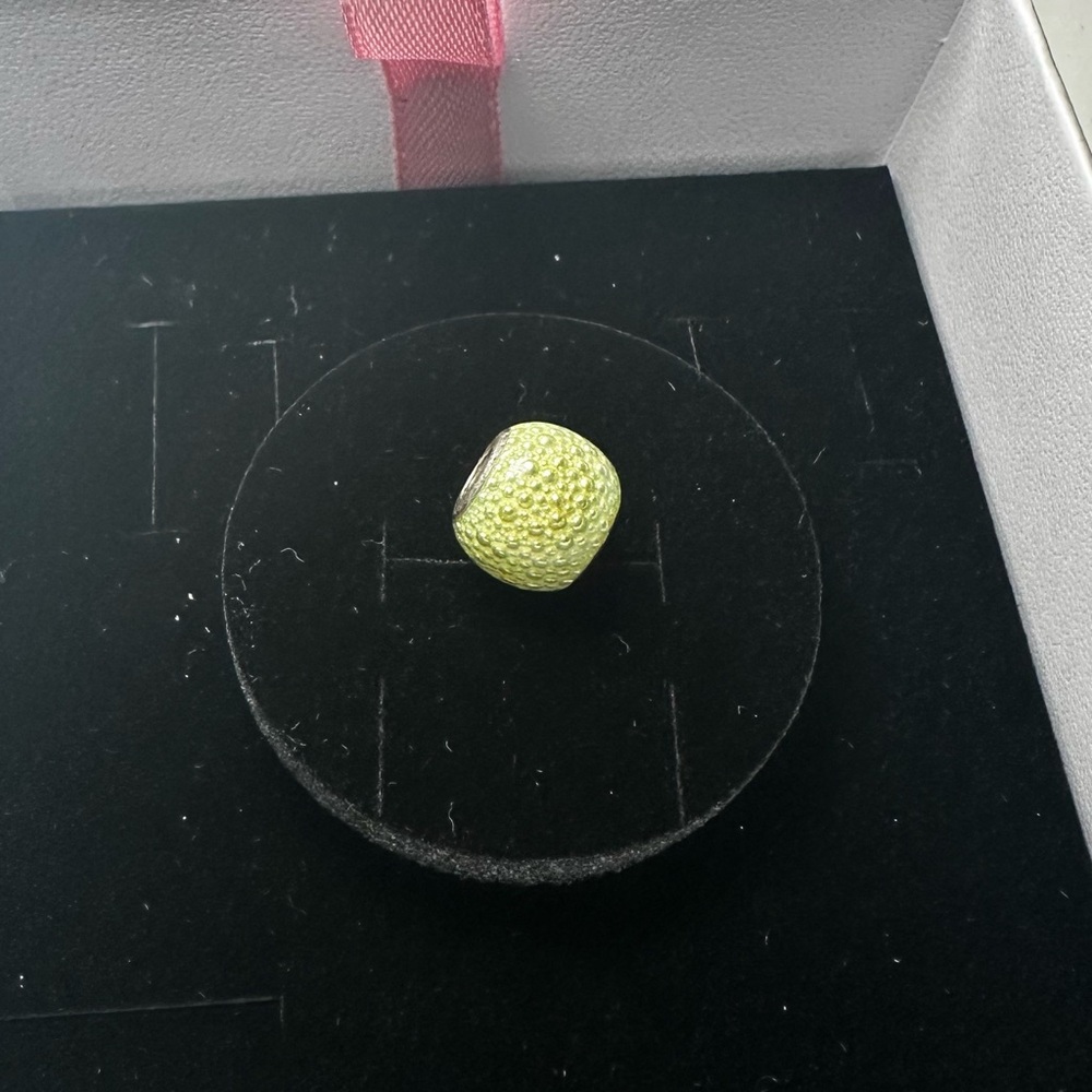 Pandora Teal/Green Circular Bubble Charm